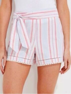 Vineyard Vines Abacos Stripe Bow Shorts nwt